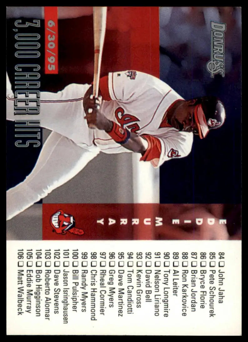 1996 Donruss Eddie Murray 220 San Francisco Giants NM - Baseball Card Single