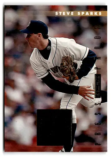 1996 Donruss Press Proofs #3 Steve Sparks NM Near Mint Brewers ID:73003 - Baseball Card Single
