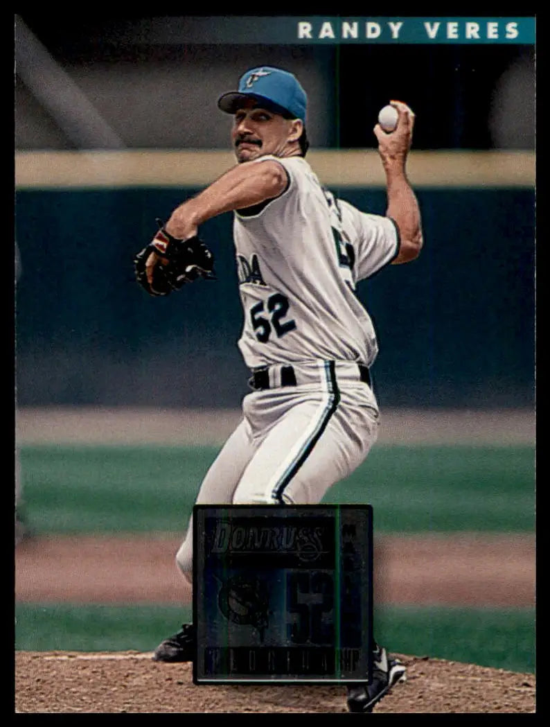 1996 Donruss Randy Veres 15 Florida Marlins NM - Baseball Card Single