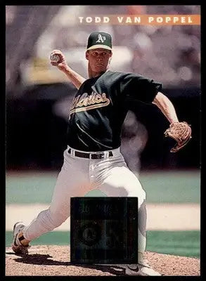 1996 Donruss Todd Van Poppel 258 Oakland Athletics NM - Baseball Card Single