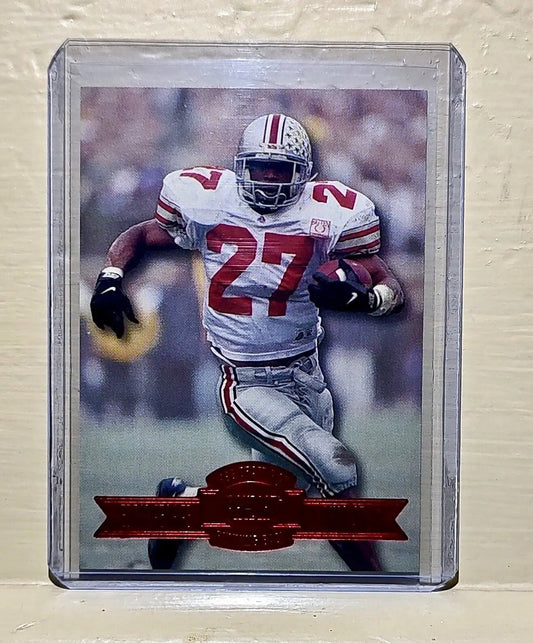 1996 Eddie George Press Pass #5 Paydirt Draft Pick Trading Card Buckeyes - Football Card Single