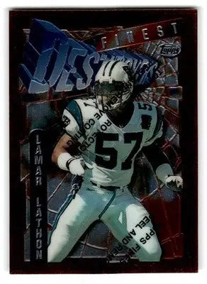 1996 Finest #23 Lamar Lathon - Football Card Single
