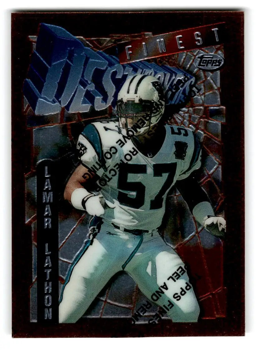 1996 Finest #23 Lamar Lathon - Football Card Single