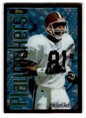 1996 Finest #27 Michael Jackson - Football Card Single