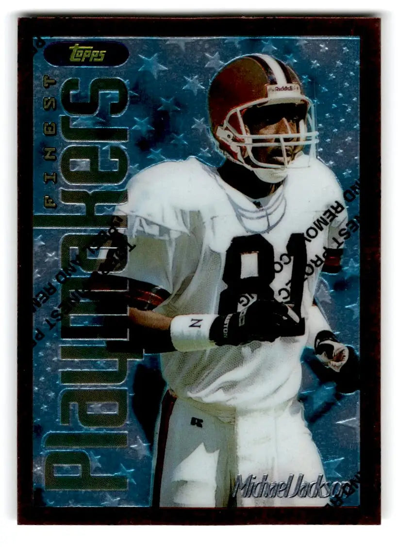 1996 Finest #27 Michael Jackson - Football Card Single