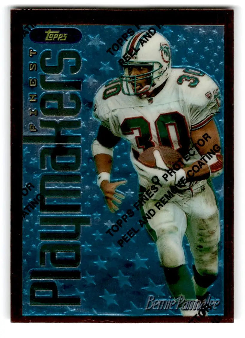 1996 Finest #9 Bernie Parmalee - Football Card Single