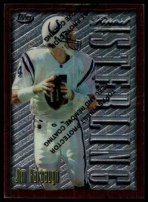 1996 Finest Jim Harbaugh 73 Indianapolis Colts