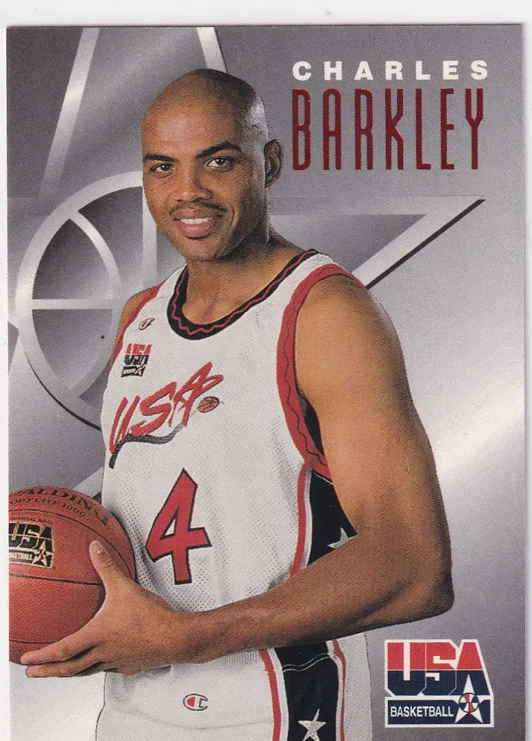 1996 FLEER #1 CHARLES BARKLEY USA- PHOENIX SUNS - Basketball Card Single