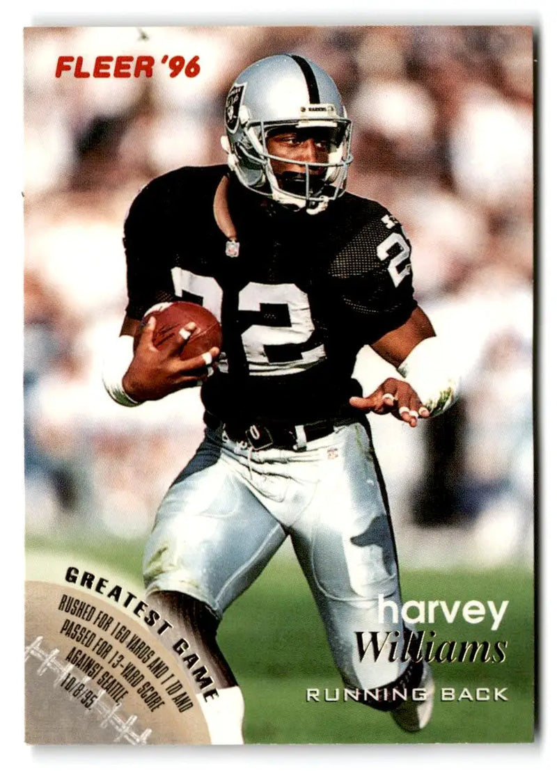 1996 Fleer #104 Harvey Williams - Football Card Single