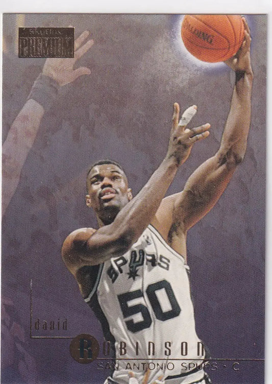 1996 FLEER #107 DAVID ROBINSON- SAN ANTONIO SPURS - Basketball Card Single