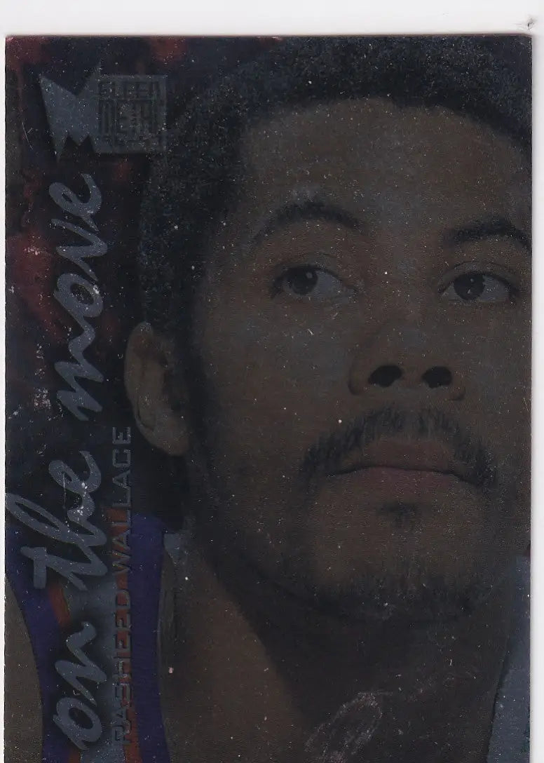 1996 FLEER #122 RASHEED WALLACE ON THE MOVE- POTLAND TRAIL BLAZZERS - Basketball Card Single
