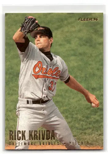 1996 Fleer #13 Rick Krivda NM-MT Orioles ID:53220 - Baseball Card Single