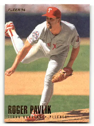 1996 Fleer #259 Roger Pavlik NM-MT Rangers ID:53217 - Baseball Card Single