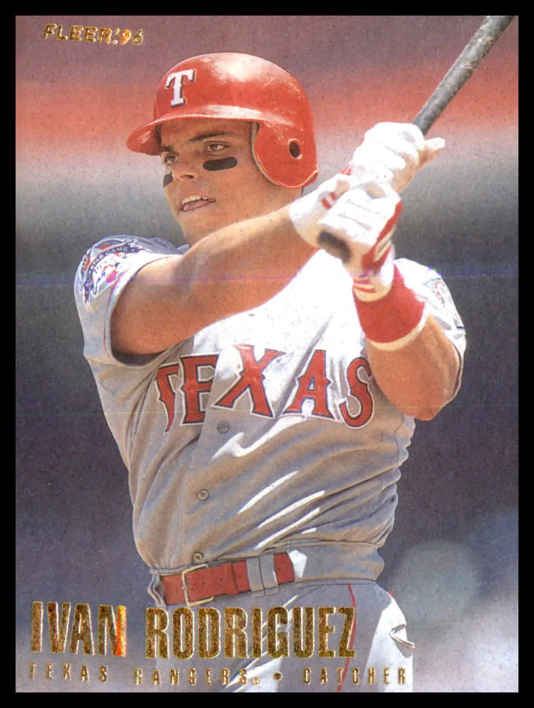 1996 Fleer #260 Ivan Rodriguez - Baseball Card Single