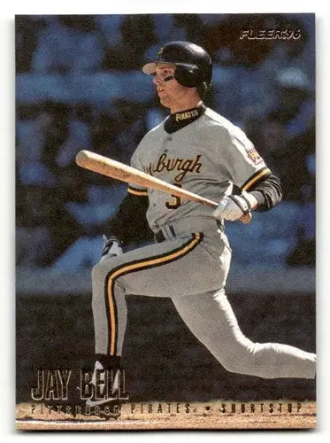 Jay Bell Pittsburgh Pirates baseball card from 1996 Fleer #514, near mint condition