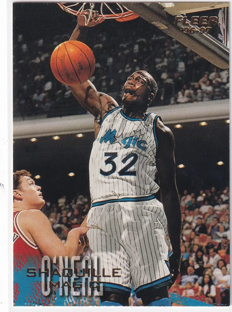 1996 FLEER #79 SHAQUILLE ONEAL- ORLANDO MAGIC - Basketball Card Single