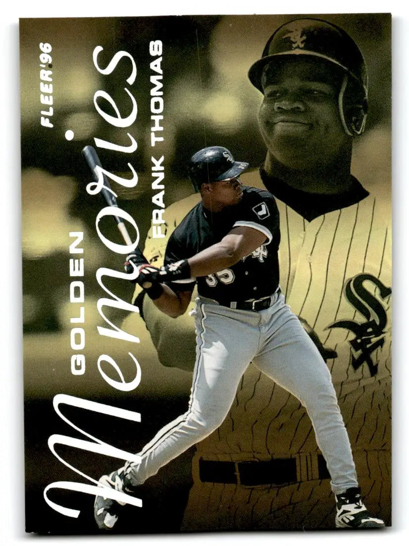 1996 Fleer #9 Frank Thomas Golden Memories - Baseball Card Single