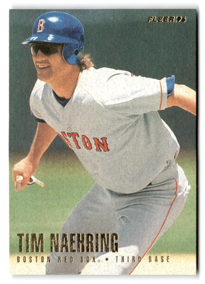 1996 Fleer Boston Red Sox #10 Tim Naehring - Baseball Card Single