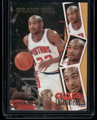 1996 Fleer Class Encounters Grant Hill #3 of 40 Basketball - Basketball Card Single