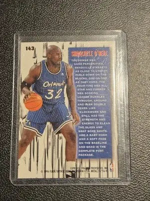 1996 fleer metal shredders shaquille oneal nba #143 - Basketball Card Single