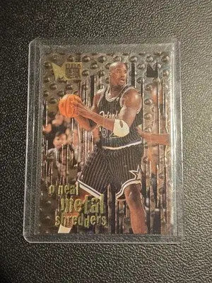 1996 fleer metal shredders shaquille oneal nba #143 - Basketball Card Single