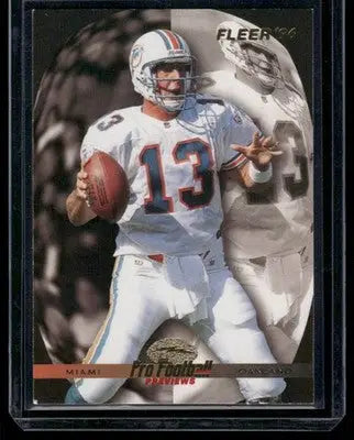 1996 Fleer Pro Football Previews Dan Marino #195 Football - Football Card Single