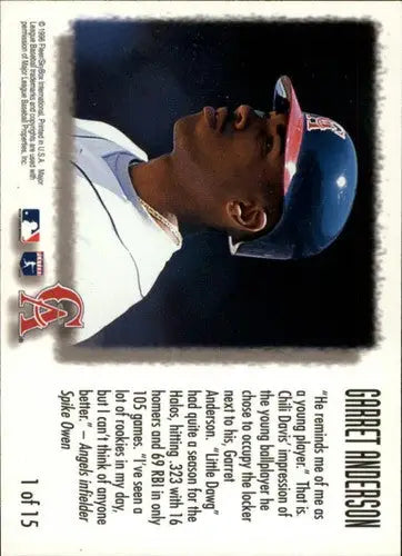 1996 Fleer Rookie Sensations #1 Garret Anderson NM-MT Angels ID:12453 - Baseball Card Single