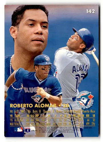 1996 Fleer Ultra #142 Roberto Alomar EX/NM Blue Jays ID:49048 - Baseball Card Single