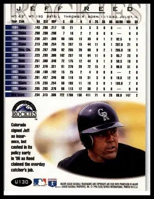 1996 Fleer Update #U130 Jeff Reed Tiffany - Baseball Card Single