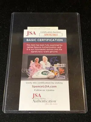 JSA-certified autographed memorabilia featuring Shane Reynolds from Houston Astros vs Atlanta Braves