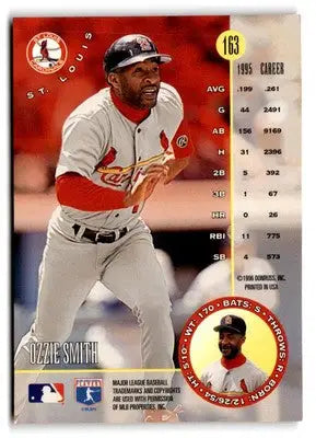 1996 Leaf #163 Ozzie Smith - Baseball Card Single
