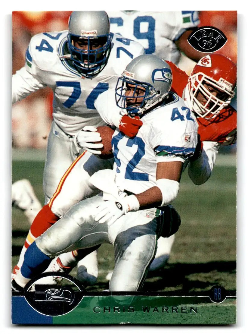 1996 Leaf #38 Chris Warren Red - Football Card Single