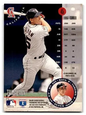 1996 Leaf #45 Tim Salmon - Baseball Card Single