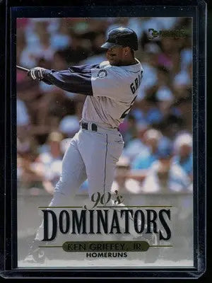 1996 Leaf 90’s Dominators Ken Griffey Jr. #9 of 10 Baseball - Baseball Card Single
