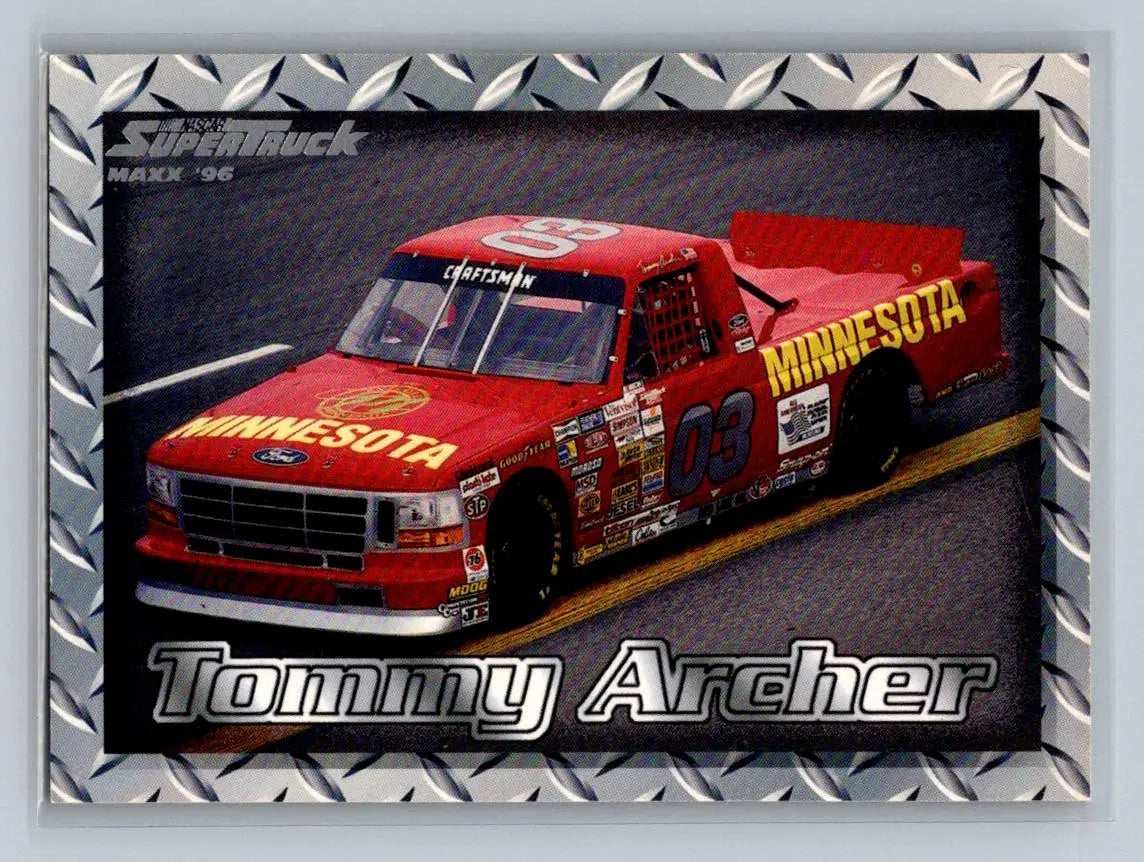 1996 Maxx #ST2 Tommy Archer SuperTrucks Archer Motorsports - Racing Card Single