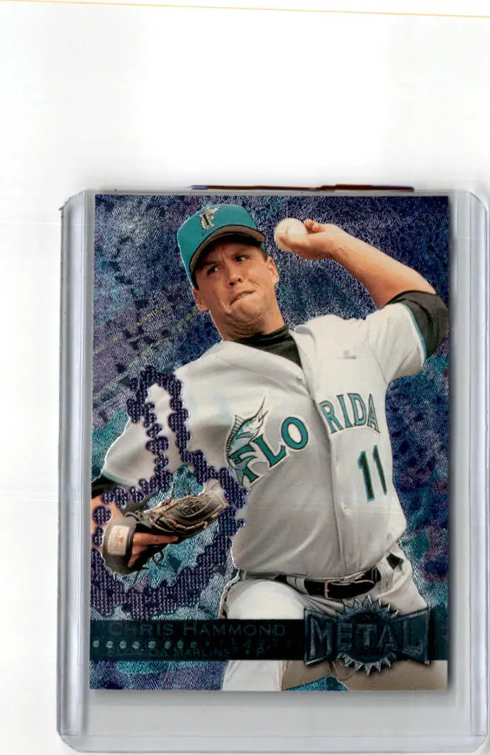 1996 Metal Universe #165 Chris Hammond - Baseball Card Single