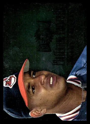 1996 Metal Universe Platinum Portraits #9 Manny Ramirez NM Near Mint In ID:82048 - Baseball Card Single