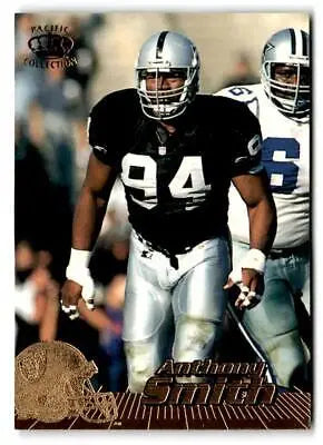 Football player in uniform from 1996 Pacific #331 Anthony Smith trading card