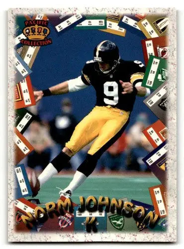 Norm Johnson Pittsburgh Steelers football card from 1994 Pacific Collection, ID 62918