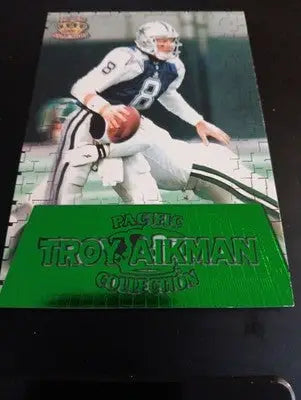 1996 Pacific Pure NFL Gridiron Gems - Troy Aikman #GG-10. Dallas Cowboys. NRMT - Football Card Single