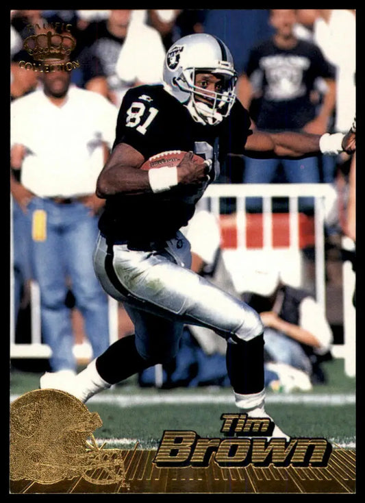 1996 Pacific Tim Brown 329 Oakland Raiders LP - Football Card Single