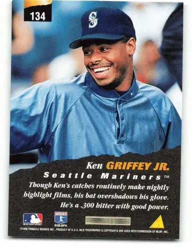 1996 Pinnacle #134 Ken Griffey Jr. NM Near Mint Mariners NAT ID:83452