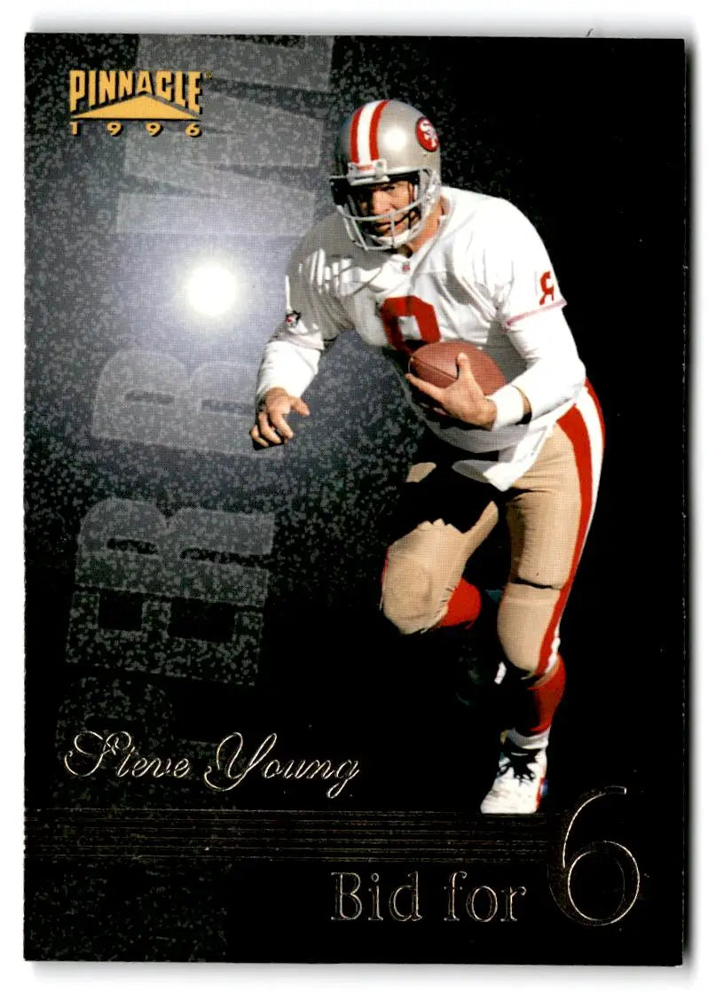 1996 1996 Pinnacle #189 Steve Young San Francisco 49ers FOOTBALL Cards - Football Card Single