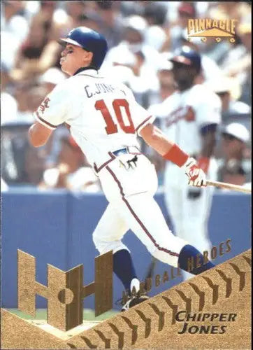 1996 Pinnacle #266 Chipper Jones NM-MT Braves HH - Baseball Card Single