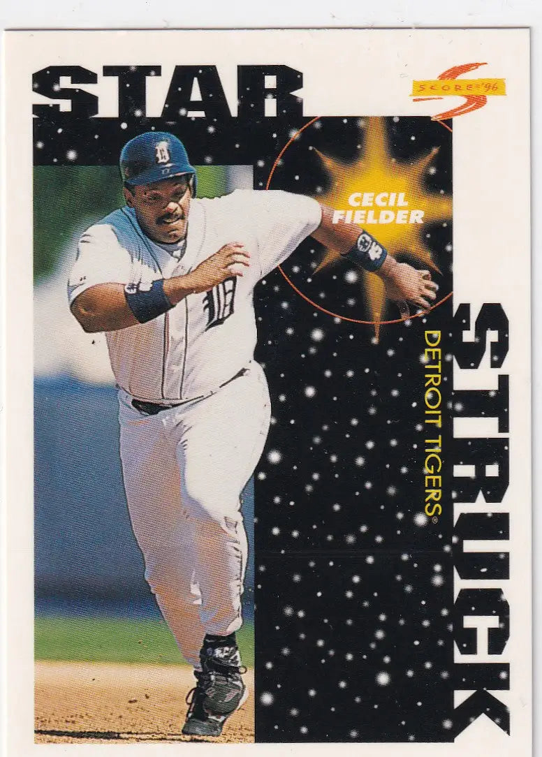 1996 PINNACLE #357 CECIL FIELDER STAR STRUCK- DETROIT TIGERS