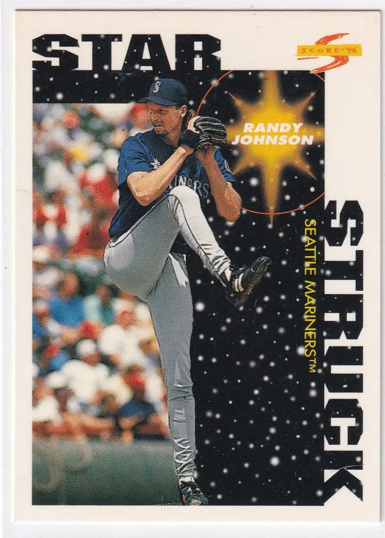 1996 PINNACLE #367 RANDY JOHNSON STAR STRUCK- SEATTLE MARINERS