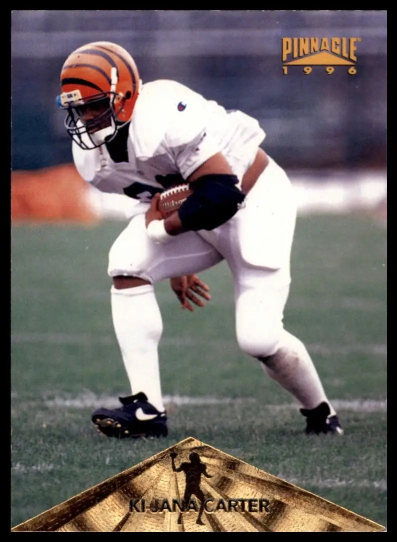 1996 Pinnacle Ki Jana Carter #41 Cincinnati Bengals Football Card NFL Sports - Football Card Single