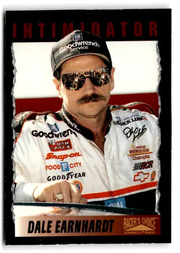 1996 Pinnacle Racer’s Choice #57 Dale Earnhardt NM Near Mint ID:81297 - Racing Card Single