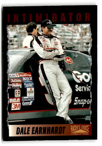 1996 Pinnacle Racer’s Choice #58 Dale Earnhardt NM Near Mint ID:81293 - Racing Card Single