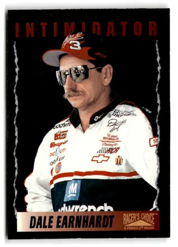 1996 Pinnacle Racer’s Choice #60 Dale Earnhardt NM Near Mint ID:81296 - Racing Card Single